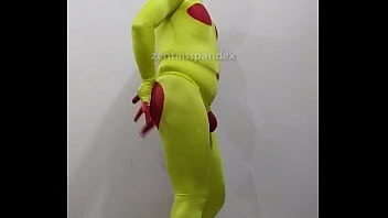 Preview 3 of Jordi Seducing - Zentai bee Slave roleplay