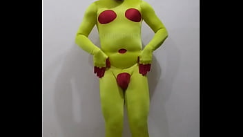 Preview 1 of Jordi Seducing - Zentai bee Slave roleplay
