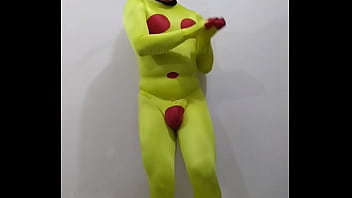 Preview 4 of Jordi Seducing - Zentai bee Slave roleplay