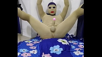 Preview 1 of Korean Sex Rap - Zentai BDSM live penis bondage
