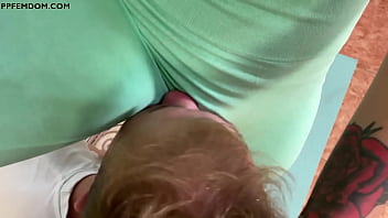 Preview 3 of Cof Cof - Pussy Worship Femdom While Fitness