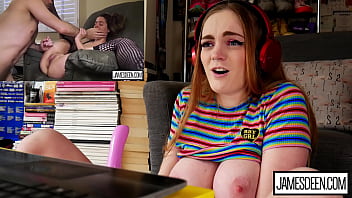 Preview 3 of Ludmila Belen - CARLY RAE SUMMERS REACTS TO JAMES DEEN VS ABBIE MALEY - HONEST PORN REACTIONS - HPR10