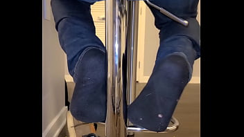 Preview 2 of Couple In Fast Motion - Boot play and feet
