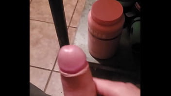 Preview 2 of Erection Sleep Mom - Jerking my uncut cock huge cumshot