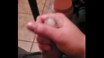 Preview 4 of Erection Sleep Mom - Jerking my uncut cock huge cumshot