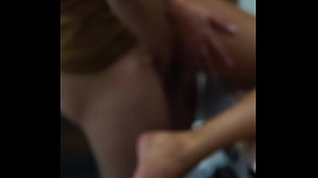 Preview 3 of Cute Couple Romantic Farewell - I secretly filmed my wife cheating on me with my friend in the bathroom