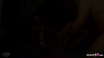 Preview 1 of Aj And Pornsy - GEILE DEUTSCHE HURE ANNI BEIM ECHTEN SEX MIT FREIER IM PUFF