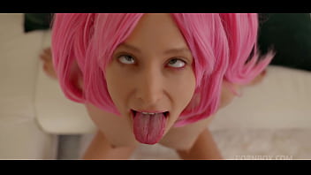 Preview 3 of Zuu Xxx - Real Life Hentai - Anime Girl rides huge dildo &amp_ Squirt Everywhere with Inside Pussy Shot HNT033