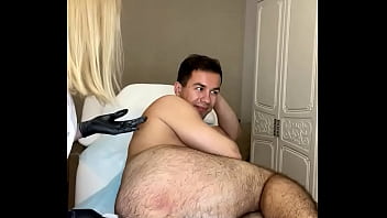 Preview 3 of Annie Cruzy - Deep bikini waxing and a candid interview for a Russian webcam model