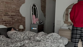 Preview 1 of Hard Sex With Step Bro - Step Sis Caught Me With Naked Dick And She Show Me Her Boobs - Homemade Sex With Creampie In Pussy