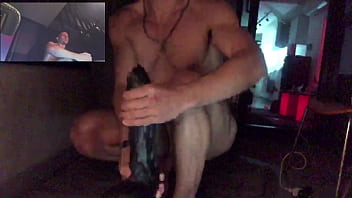 Preview 3 of Paravite Xxx Video - watch as threeoinks exposes himself on the balcony. part one of a cam 4 show I did,  I use a big dildo and jerk off in view of my neighbours one night