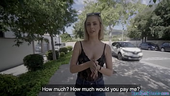 Preview 1 of Mega Boob Olympics Free Video - Pulled european amateur nailed outdoor after being tricked