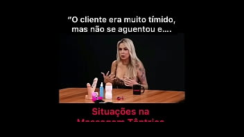 Preview 4 of Se Coje A Chava Sub Esp - Esse foi o caso de cliente mais t&iacute_mido que eu j&aacute_ tinha visto! Meu site HOT www.soyjoy.sambaplay.tv/