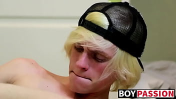 Preview 3 of 1gerl 10boys Group - Filling his booty with his fav toy and masturbating hard