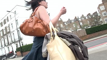 Preview 3 of My Sistr Sleeipeng - Naughty milf eager to be seen in public loves pissing while walking around london