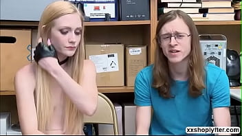 Preview 2 of Tube Porn Goth Cum - Teen Emma sucks officers big boner