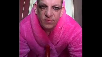 Preview 1 of Sharos Stone - mark wright rides two dildo cocks but wished he had three real cocks two in his ass and one in his mouth
