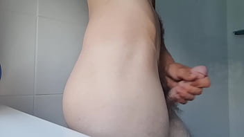 Preview 2 of Xxxxx Xxnx Com Vodeo - I got caught masturbating in the bath after watching porn,  he was not happy with me. Sexy amature twink