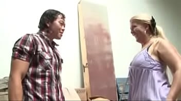 Preview 1 of Gand Mi Land - Joclyn Stone And Asian Guy | Milf | Mature Auntie