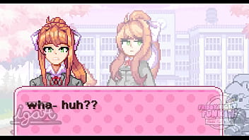 Preview 3 of Latin Anal - Monika &amp_ Senpai (Made by IGotAHangova) (7k Subs?! HOW?! Thanks)