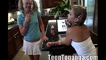 Preview 3 of Ota Bola Sekis - Teen Topanga Visits her Lesbian Friend Little Summer