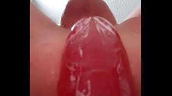 Preview 2 of Anybuny Porn Xxx 8 Teen - Close up dildo prostate massage with precum