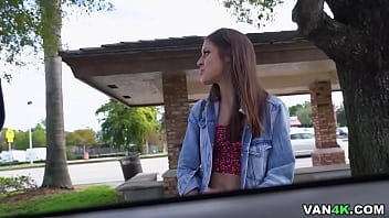 Preview 2 of Roman Reigns Wife Sex Video - Catalina Ossa gets fucked by Tyler Steel in a van