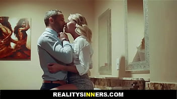 Preview 1 of Fela Pur - Bombshell Secretary with The Boss - RealitySinners.com
