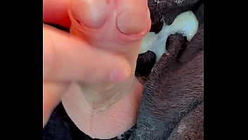 Preview 4 of Torbe Tenerife - Masturbating my little cock half hard that finishes in strong orgasm