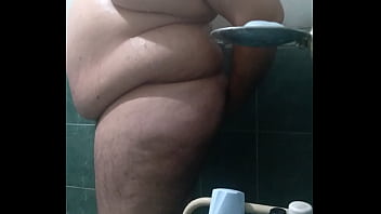 Preview 3 of Man Fuking Dunky - Dildo anal en la ducha