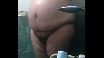 Preview 4 of Man Fuking Dunky - Dildo anal en la ducha