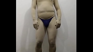 Preview 3 of Yoma Arab - Zentai shemale trans girl women penis