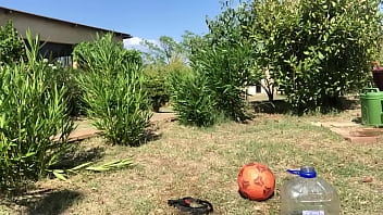 Preview 3 of Pregnant White Bbc - Fetish shower outdoor
