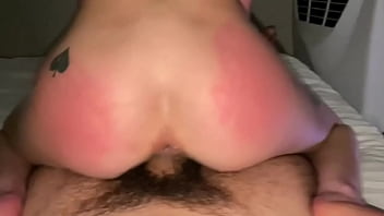 Preview 1 of Joti Bf - PETITE BLONDE TWERK SUR UNE GROSSE QUEUE JUSQU&rsquo_&Agrave_ CE QU&rsquo_IL LUI REMPLISSE LA CHATTE