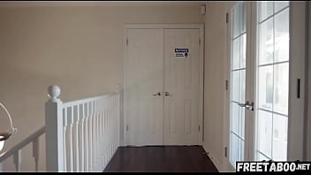 Preview 2 of Kelly Scalett - Housewife Scarlit Scandal Fucks The Delivery Guy While Husband Is In Quarantine Lockdown In The Bedroom - Full Movie On FreeTaboo.Net