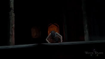 Preview 4 of Wwwxxx Arrzz - &quot_Lara&#039_s (word not authorized)&quot_ with original music (Tomb raider) [The Rope Dude]