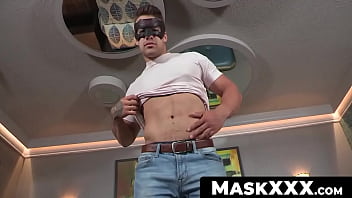 Preview 1 of Little Son And Step Mom - MaskXXX.com - College jock Ron&#039_s wanking it for our cameras in a solo scene