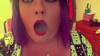 Preview 3 of Keri Try Teen - BBW British Domme Tina Snua Lights A Cigarette With Matches With Dangles,  OMI&#039_s &amp_ Drifting
