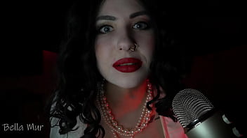 Preview 2 of Skinny Riding Squirt - ASMR Lady Demitrescu Tells you how to Jerk