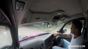 Preview 2 of Ofc Sex Xxx - She wanted to try sex in a taxi