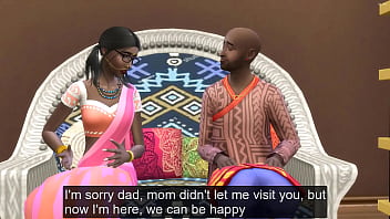 Preview 1 of Rimi Rom - Indian step Dad enters step daughter room to fuck her after she came to visit him to stay overnight after breaking up with her step mother - indian sex