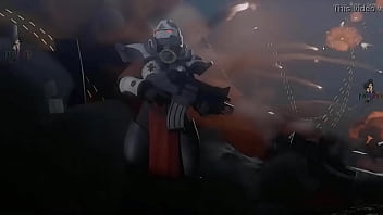Preview 3 of Real Sex In Public Transport - Warhammer 40, 000 Battlesisters Part 3 Flashing fun