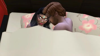 Preview 2 of Popy Sex Vedio Bangladeshi - Indian step Daughter and Dad Share the same bed in the Same Hotel room on Vacation And the Father could not resist the temptation and being very excited he began to touch his daughter