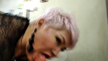 Preview 3 of Uncut Milking - Come on,  suck my dick,  my kinky Queen! Only hot blowjob of mature russian mommy! POV!