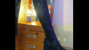 Preview 3 of Bath Girl Xxnx - Call me Mistress Arn&eacute_s MiOrgasmostore #leathershoes #leather #bots