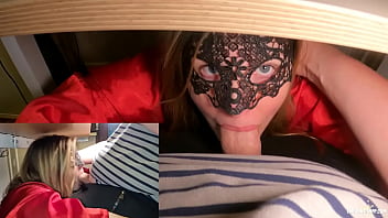 Preview 2 of Slap On Tool - Homeoffice - Blowjob and Facial - ENFJandINFP