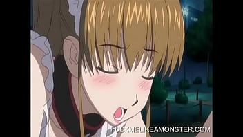 Preview 4 of Flash X Hamster - Maid In Apron Humiliated And Walked With A Leash