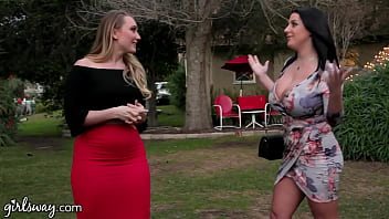 Preview 1 of Ryan Convar - GIRLSWAY Angela White Can&#039_t Move On From Her Ex AJ Applegate