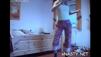 Preview 3 of Glassy Girl - Glorious blonde perfection Jessika taking off her clothes completely