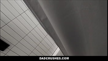 Preview 1 of Boy Skin - DadCrushes.com - Latina Teen Step Daughters Compete For Step Dad&#039_s Big Cock POV - Sarah Lace